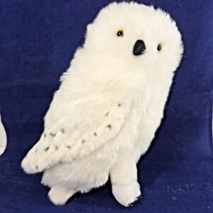 Harry Potter's Pet White Owl Hedwig 10" Collector's Plush Toy With Wings Noble
